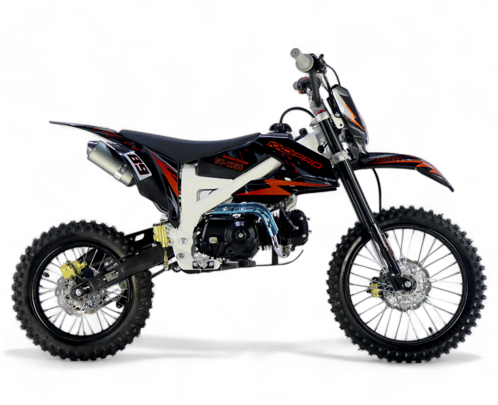 Pitbike 125ccm Schaltung KXD Dirtbike DB 612 PRO 17|14 Zoll E-Start Scheinwerfer Offroad Produktbild