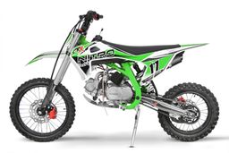 Nitro Motors CRX Performance Dirtbike 125ccm 17/14 Zoll Kickstart 4-Gang Manuell Offroad Grün Produktbild